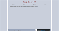 Desktop Screenshot of loesjesanders.com